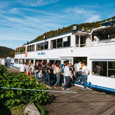 Embarquement des passagers