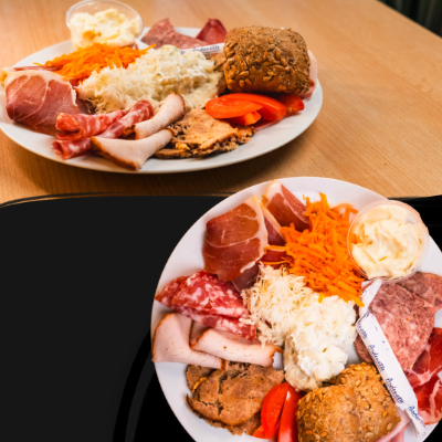 Assiette charcuterie (Dinant Aventure)