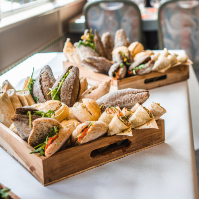 Buffet de sandwichs et wraps (Dinant Aventure)