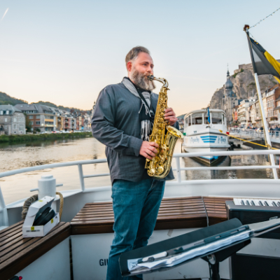Croisière gourmande + saxophone (Min. 50 pers.)